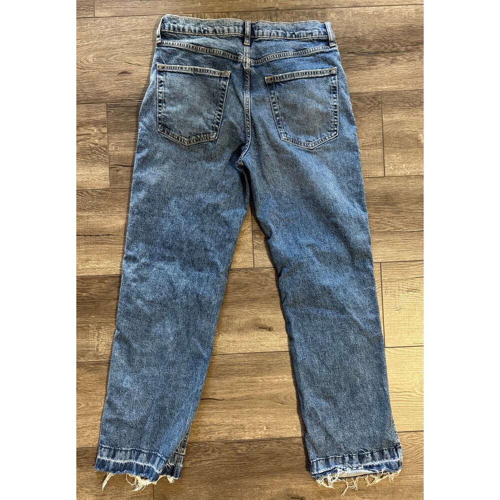 Gap 90s Loose Jeans Distressed‎ Ripped Size 6/ 28R - Picture 4 of 8